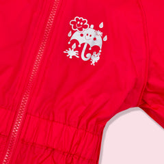 Toddler Baby Waterproof Puddlesuit Red