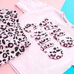 Girls Leopard Shorty Lounge Set