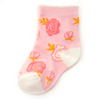 Baby Cotton Rich Roses Socks 3 Pairs