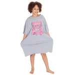 Girls Oversized Grey Sleep Dress