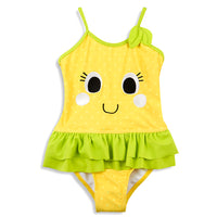 Girls Lemon One Piece Swimsuit