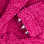 Girls Snuggle Monster Pink Robe