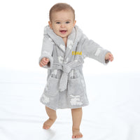 Personalised Baby Lamb Print Robe