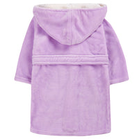 Girls Plain Purple Robe