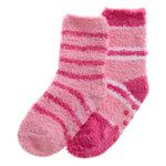 Baby Cosy Non Slip Pink Socks 2 Pairs