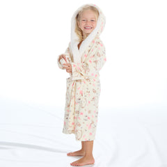 Girls Woodland Cream Robe