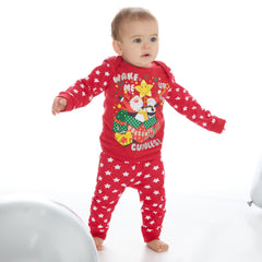 Baby Christmas Present Red Pyjama Set
