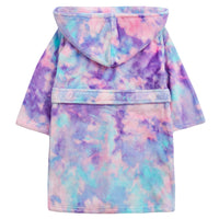 Girls Tie Dye Lilac Robe