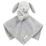 Baby Soft Plush Fleece Grey Bunny Comforter