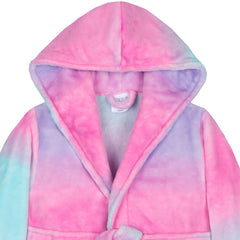 Girls Personalised Mermaid Ombre Robe