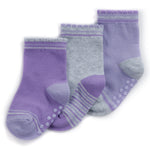 Baby Cotton Rich Purple Socks 3 Pairs