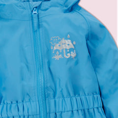 Toddler Baby Waterproof Puddlesuit Blue