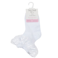 Baby Girls Tutu Ribbon White Socks 1 Pair