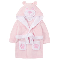 Baby Novelty Teddy Bear Pink Robe