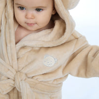 Baby Bear Ears Beige Robe