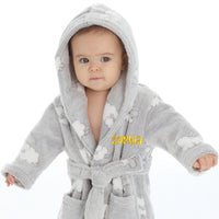 Personalised Baby Lamb Print Robe