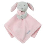 Baby Soft Plush Fleece Pink Bunny Comforter