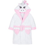 Girls Unicorn White Robe