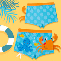 Baby Boys Crab Swim Trunks