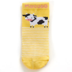 Baby Cotton Rich Cow Socks 3 Pairs