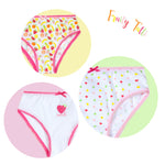 Girls Cotton Fruit Briefs 5 Pack