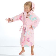 Girls Donut Pink Robe
