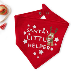 Baby Christmas Reindeer 3 Piece Hat Bib and Socks Gift Set