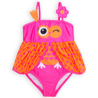 Girls Owl One Piece Swimsuits
