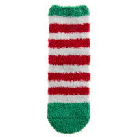 Kids Fluffy Christmas Socks Cosy Socks with Grippers Snowman