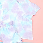 Girls Blue Tie Dye Lounge Set