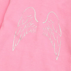 Newborn Baby Little Angel Pink Sleepsuit