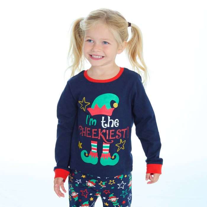 Infants Christmas Matching Cotton Long Sleeved Pyjamas Set