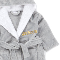 Personalised Baby Celestial Embossed Robe