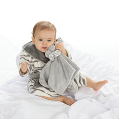 Baby Novelty Zebra Robe and Comforter Set