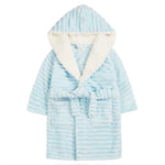 Girls Corded Blue Robe