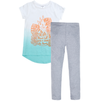 Kids Girls Outfit T-shirt and Leggings Set 
