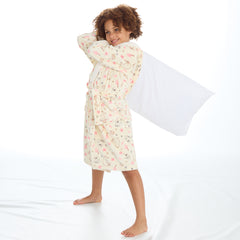 Girls Woodland Cream Robe