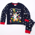 Unisex Infant Kids Penguin Christmas Cotton Pyjama Set