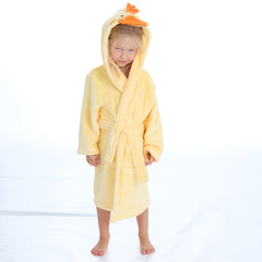 Girls Duck Yellow Robe