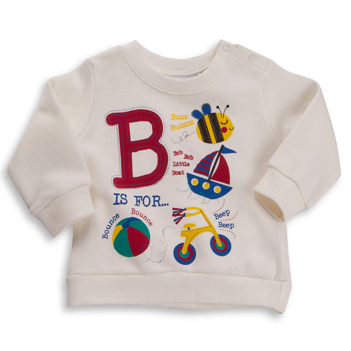 Baby Bicycle Print Sweatshirt