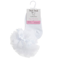 Baby Girls Tutu Frill White Socks 1 Pair