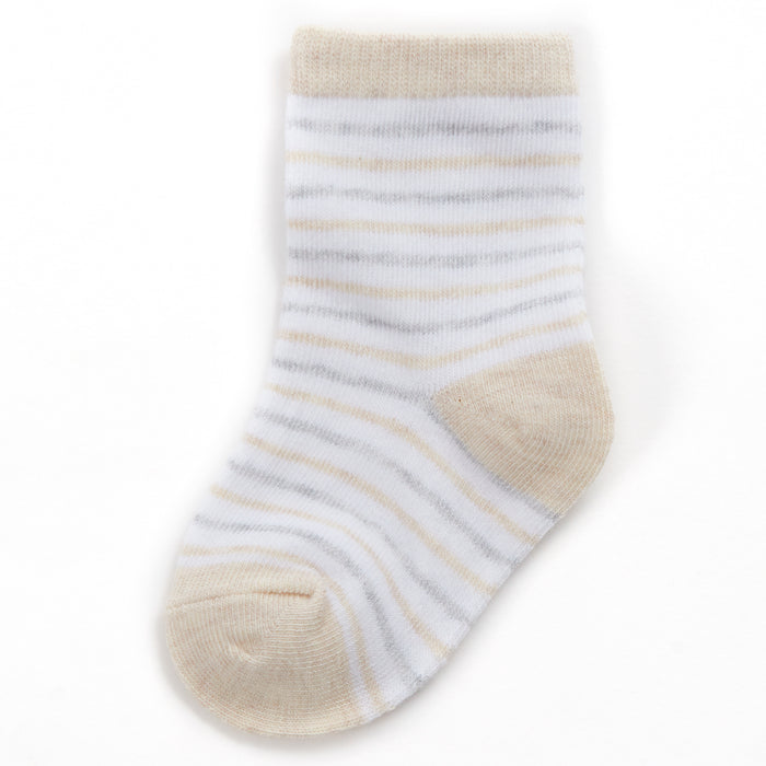Baby Cotton Rich Beige Socks 3 Pairs