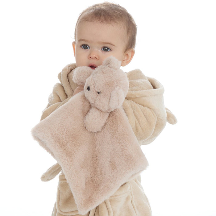 Baby Beige Teddy Bear Comforter