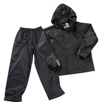 Girls Boys Unisex Waterproof Jacket and Trouser Set Navy