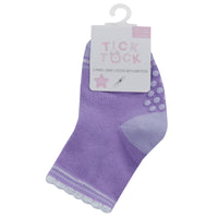 Baby Cotton Rich Purple Socks 3 Pairs