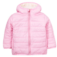 Girls Pink Quilted Jacket
