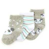 Baby Cotton Rich Panda Socks 3 Pairs