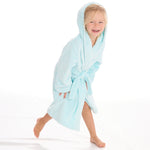 Girls Solid Mint Robe