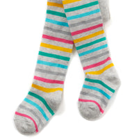 Baby Glitter Striped Grey Tights 1 Pair
