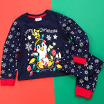 Unisex Infant Kids Penguin Christmas Cotton Pyjama Set